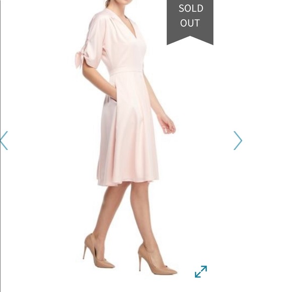 NWT Gal Meets Glam Debbie Buttery Satin $168 Dress - Picture 6 of 15